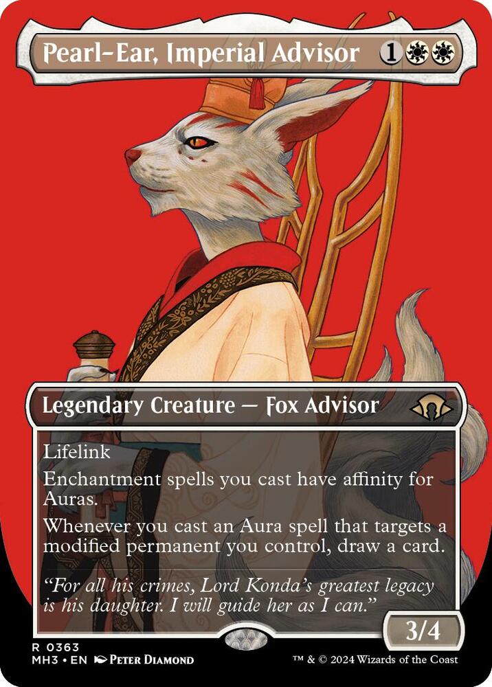 Pearl-Ear, Imperial Advisor 363/319 (Modern Horizons 3)  - Borderless Foil