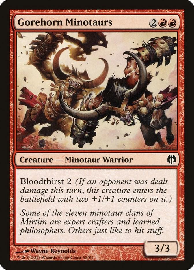 Gorehorn Minotaurs 52/81 (Duel Decks: Heroes vs. Monsters) 