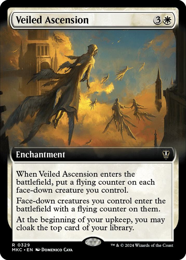 Veiled Ascension 329/311 (Commander: Murders at Karlov Manor)  - Extended Art