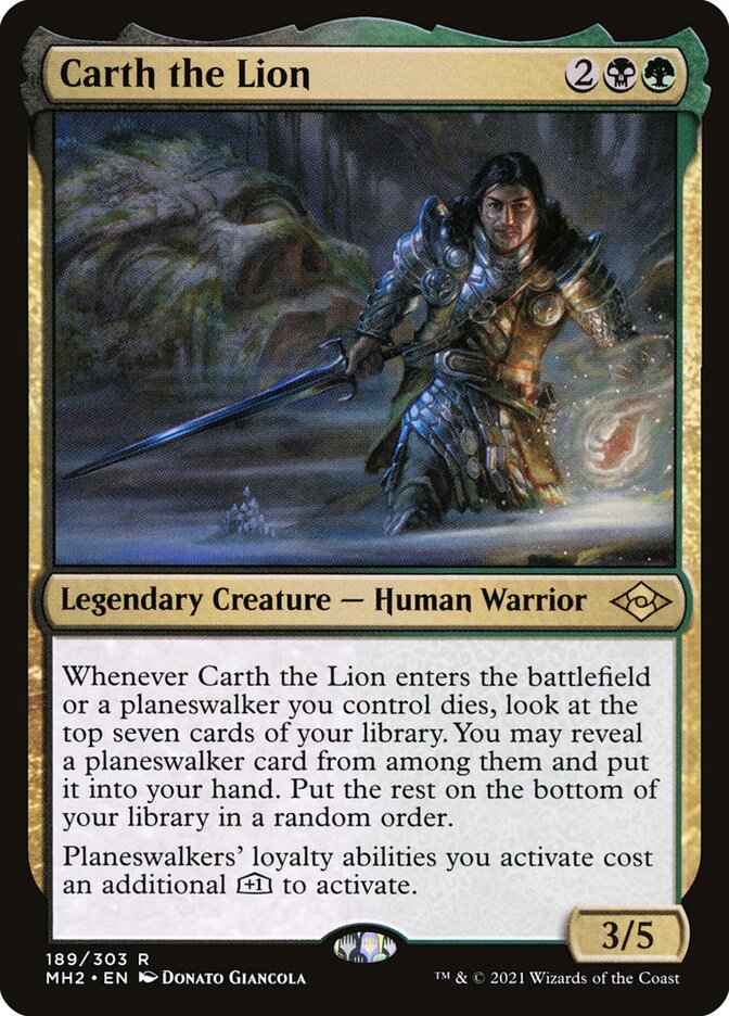 Carth the Lion 189 (Modern Horizons 2) 