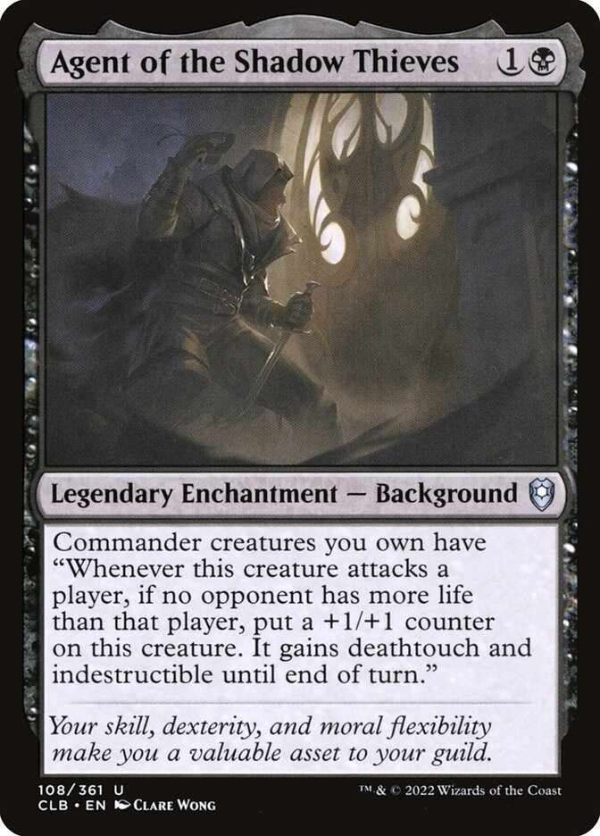 Agent of the Shadow Thieves 108 (Commander Legends: Battle for Baldur's Gate) 
