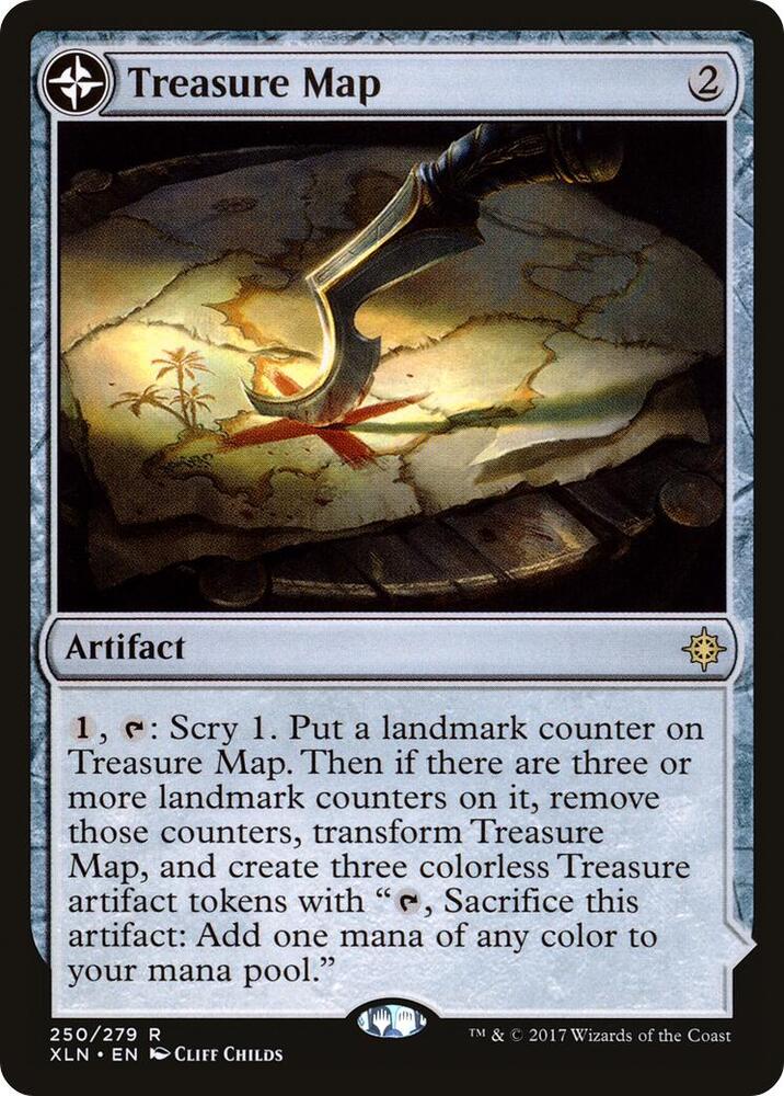 Treasure Map // Treasure Cove 250 (Ixalan) 