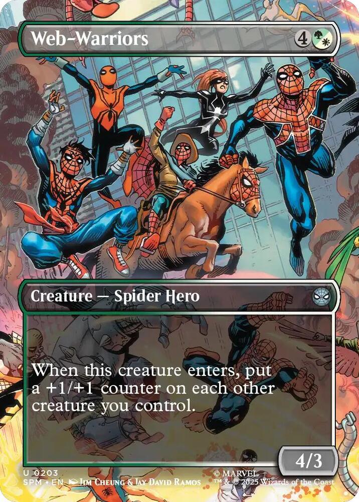 Web-Warriors 203/198 (Marvel's Spider-Man)  - Borderless