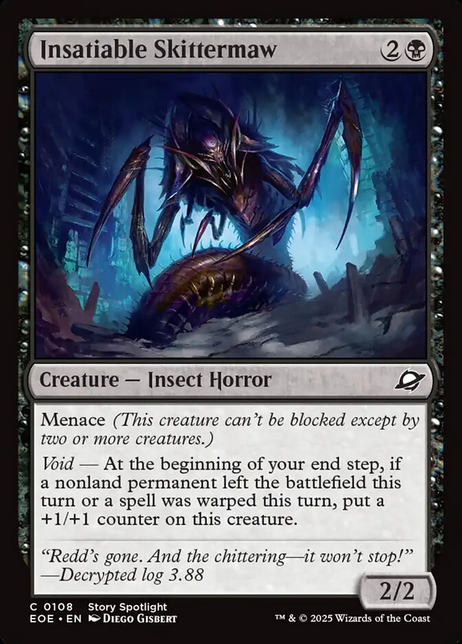 Insatiable Skittermaw 108/276 (Edge of Eternities) 