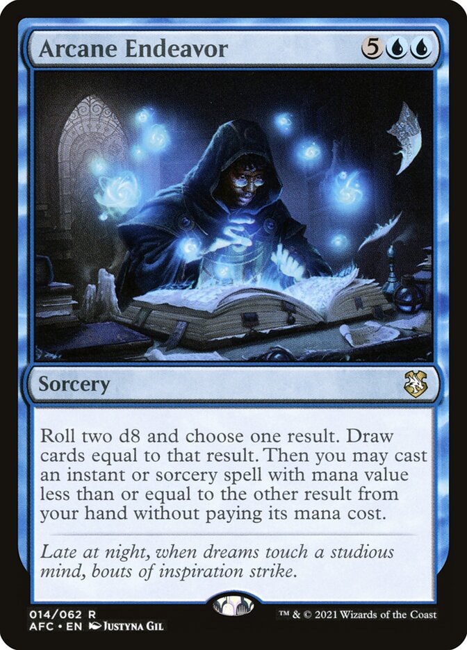 Arcane Endeavor 14/62 (Commander: Adventures in the Forgotten Realms) 