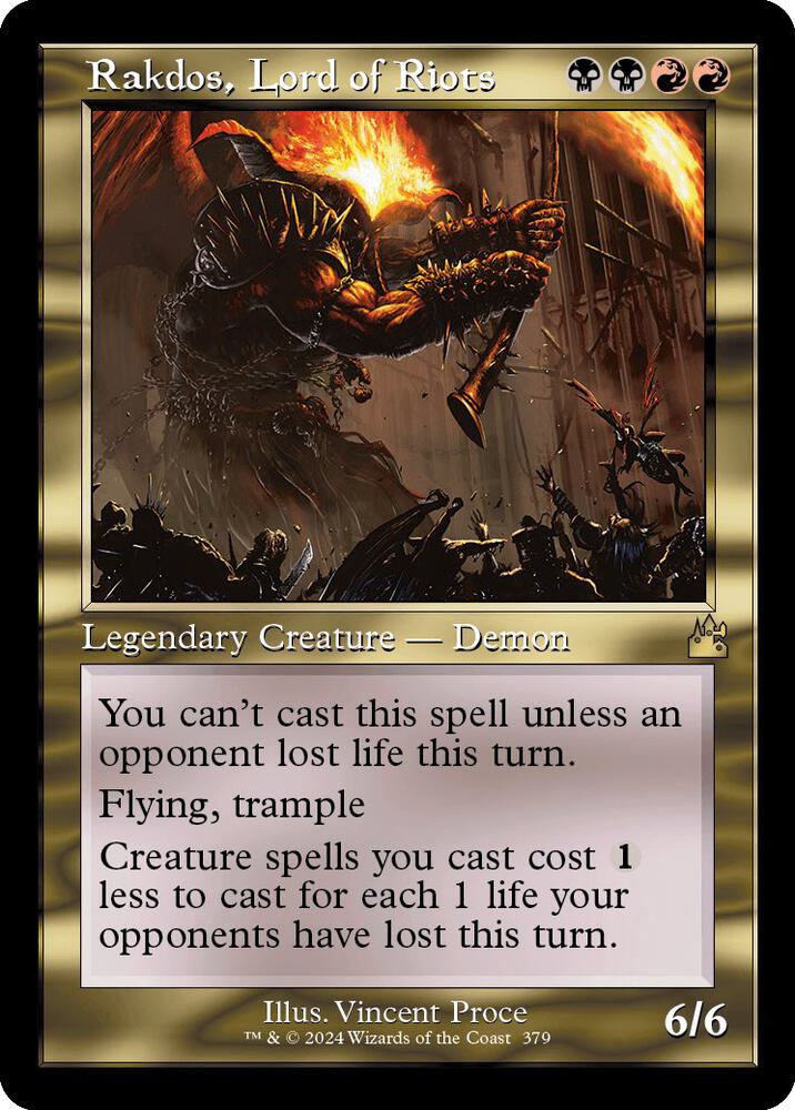 Rakdos, Lord of Riots 379 (Ravnica Remastered) 