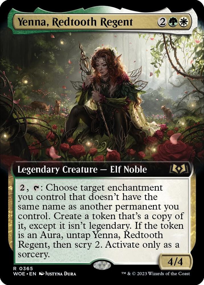 Yenna, Redtooth Regent 365 (Wilds of Eldraine)  - Extended Art