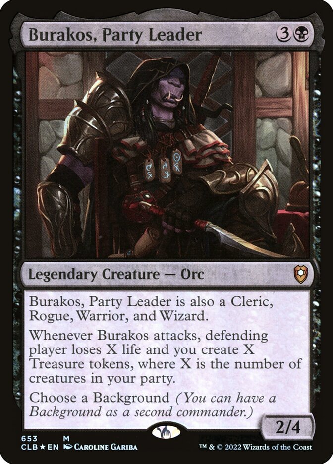 Burakos, Party Leader 653 (Commander Legends: Battle for Baldur's Gate)  - Foil