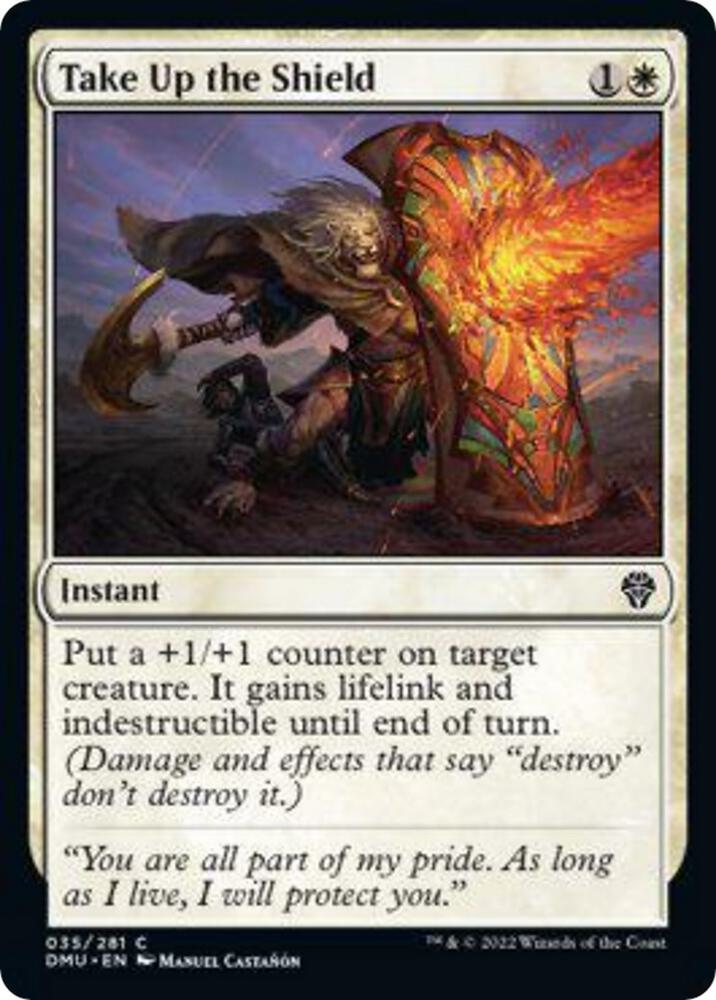 Take Up the Shield 35/281 (Dominaria United) 