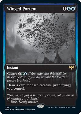 Winged Portent 356 (Innistrad: Double Feature) 
