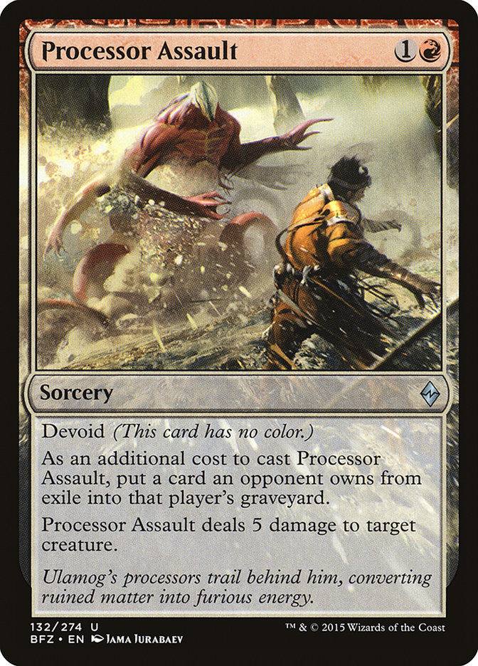 Processor Assault 132/274 (Battle for Zendikar) 