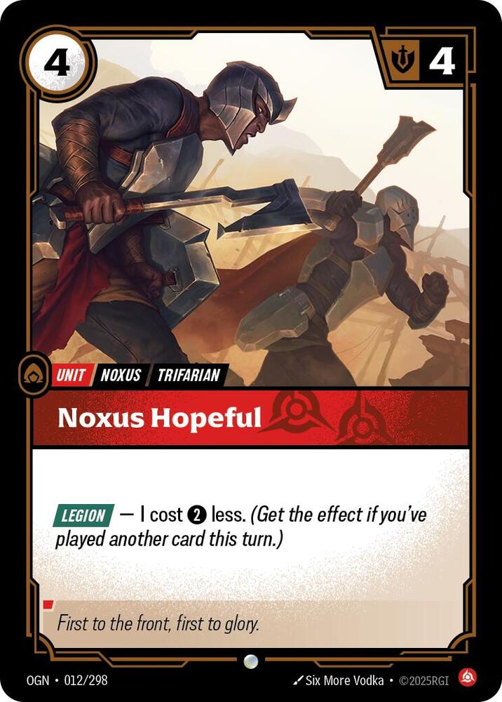 Noxus Hopeful 12/298 (Origins) 