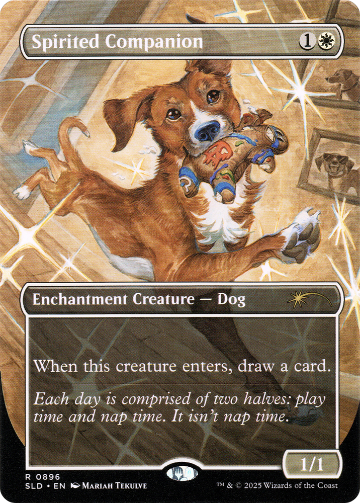 Spirited Companion (0896) (Rainbow Foil) [Secret Lair Drop Series]