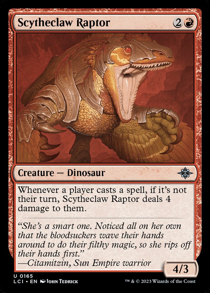 Scytheclaw Raptor 165 (The Lost Caverns of Ixalan) 
