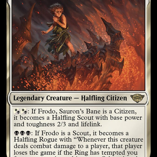 Frodo, Sauron's Bane 18/281 (Universes Beyond: The Lord of the Rings: Tales of Middle-earth) 