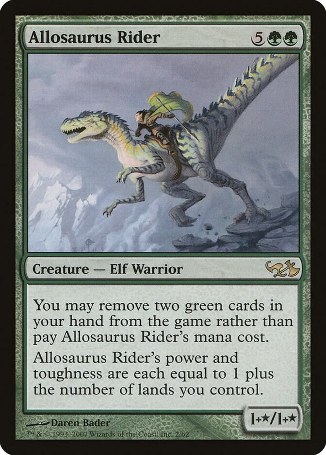 Allosaurus Rider 2/62 (Duel Decks: Elves vs. Goblins) 