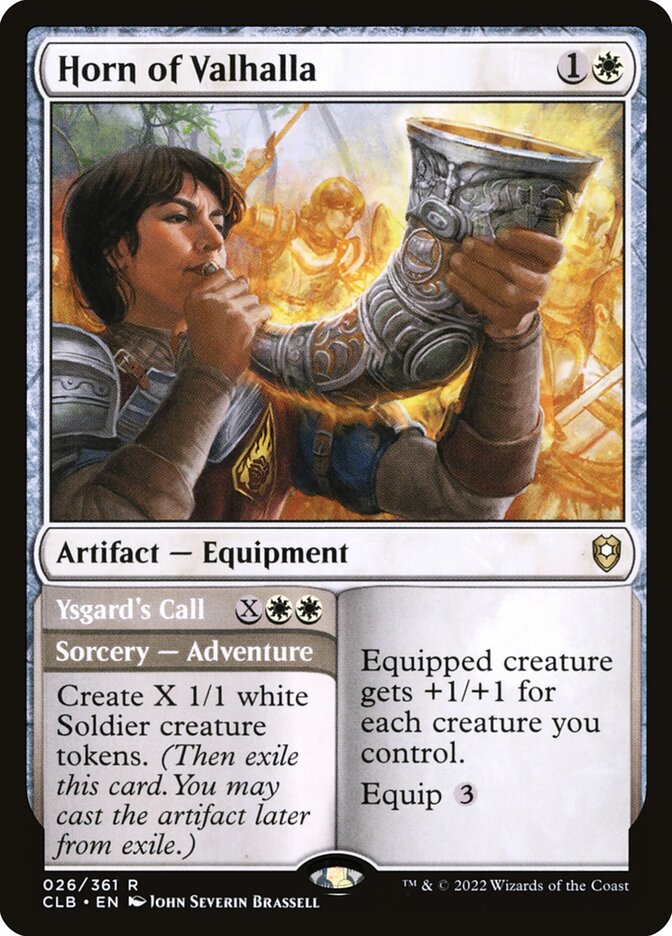 Horn of Valhalla 26 (Commander Legends: Battle for Baldur's Gate)  - Foil