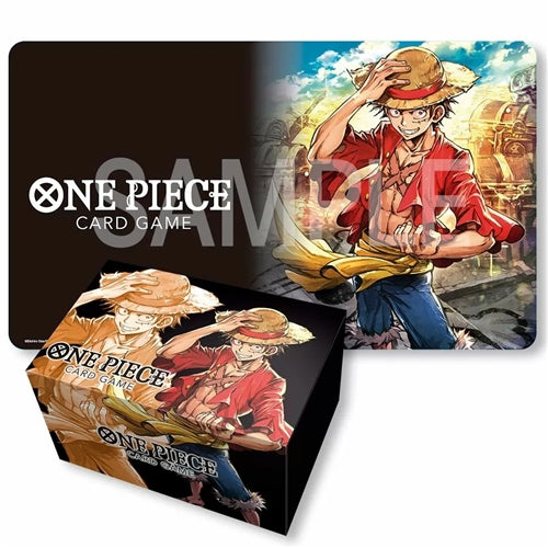 One Piece Card Game Playmat and Storage Box Set Monkey.D.Luffy