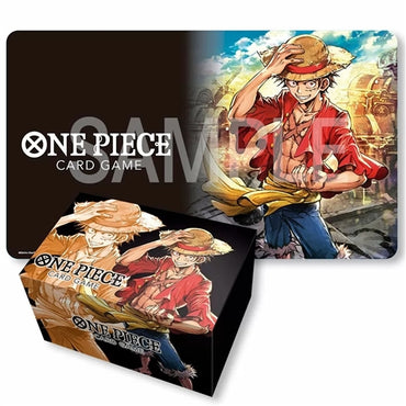 One Piece Card Game Playmat and Storage Box Set Monkey.D.Luffy