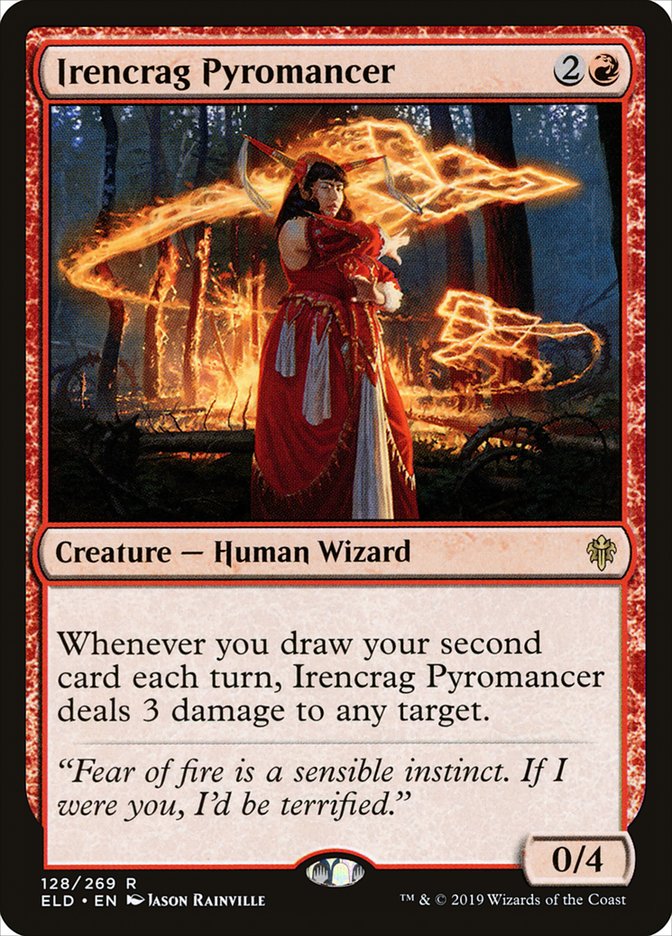 Irencrag Pyromancer 128/269 (Throne of Eldraine)  - Foil