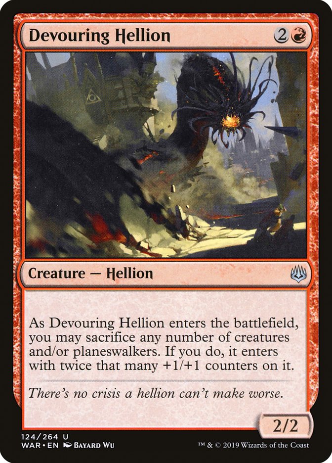 Devouring Hellion 124/264 (War of the Spark) 