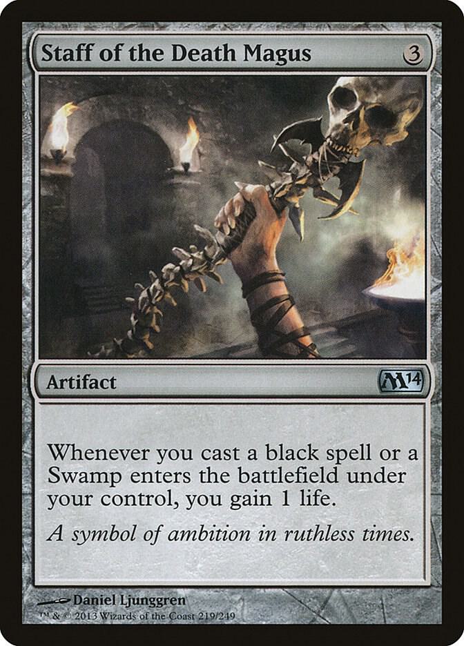Staff of the Death Magus 219/249 (Magic 2014 (M14)) 