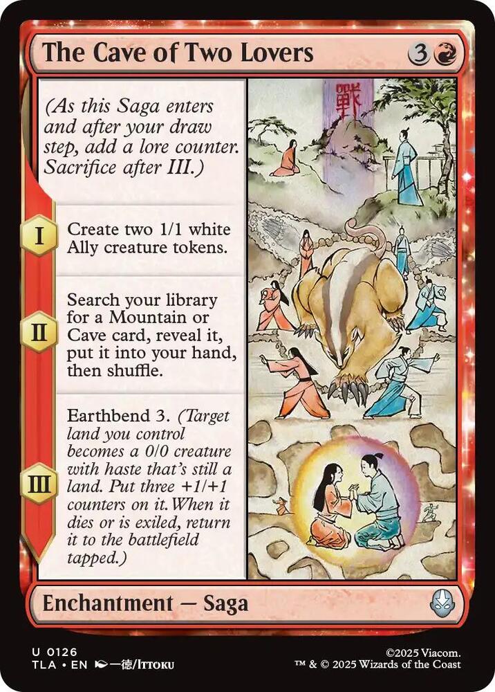 The Cave of Two Lovers 126/286 (Avatar: The Last Airbender)  - Foil