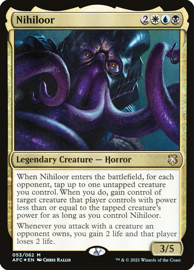 Nihiloor 53 (Commander: Adventures in the Forgotten Realms)  - Foil