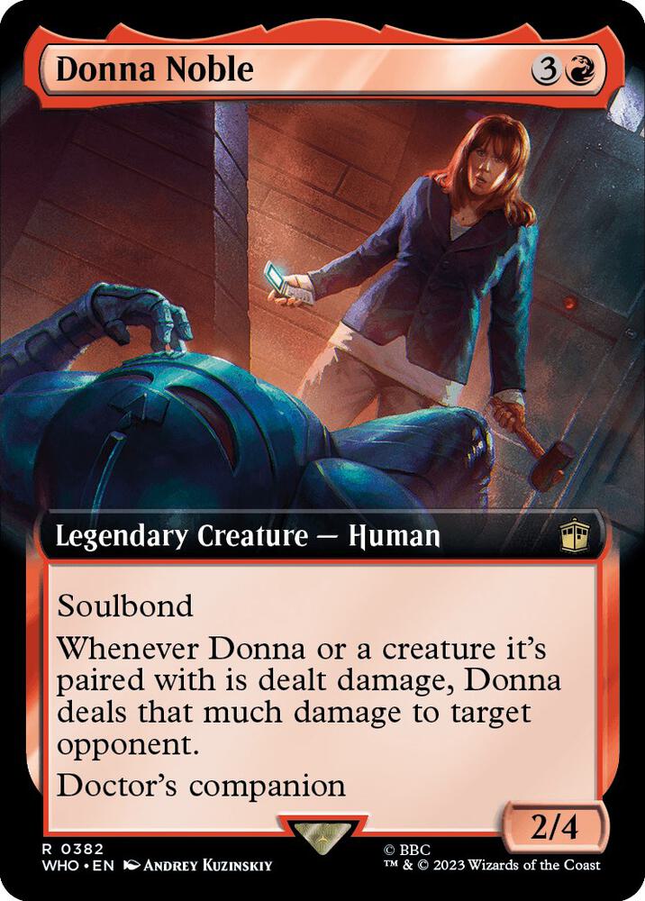 Donna Noble 382/331 (Universes Beyond: Doctor Who)  - Extended Art