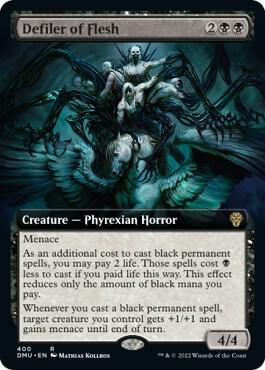 Defiler of Flesh Extended Art 400 (Dominaria United) 