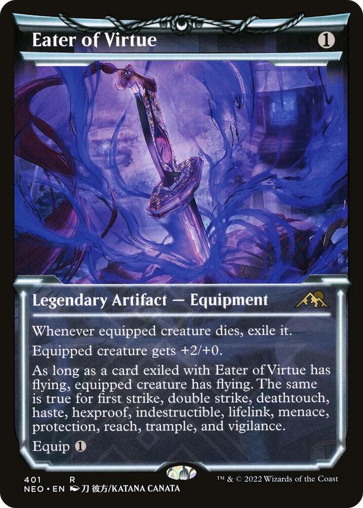 Eater of Virtue 401/302 (Kamigawa: Neon Dynasty)  - Showcase