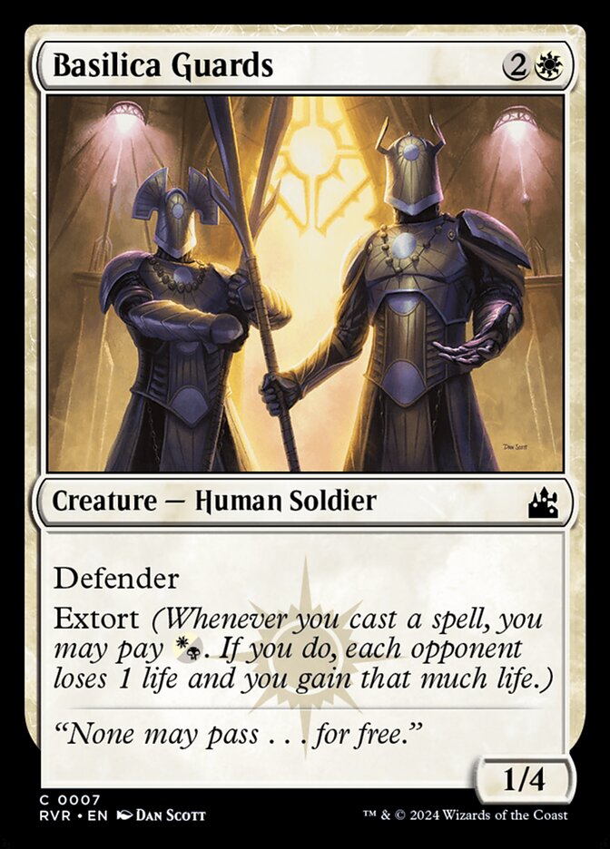 Basilica Guards 7/291 (Ravnica Remastered)  - Foil