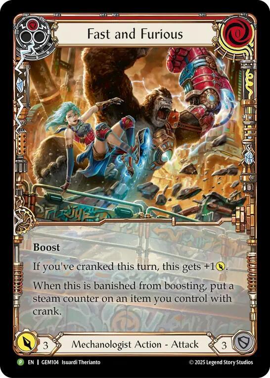 Fast and Furious GEM104 (GEM Pack 3)  - Rainbow Foil