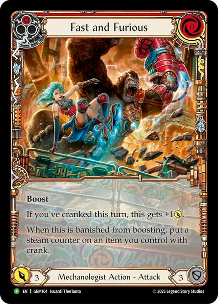 Fast and Furious GEM104 (GEM Pack 3)  - Rainbow Foil