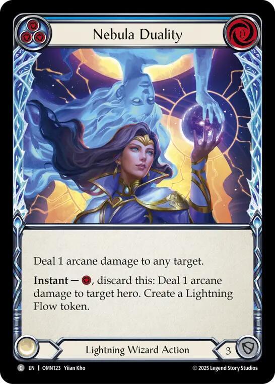 Nebula Duality OMN123 (Omens of the Third Age)  - Rainbow Foil