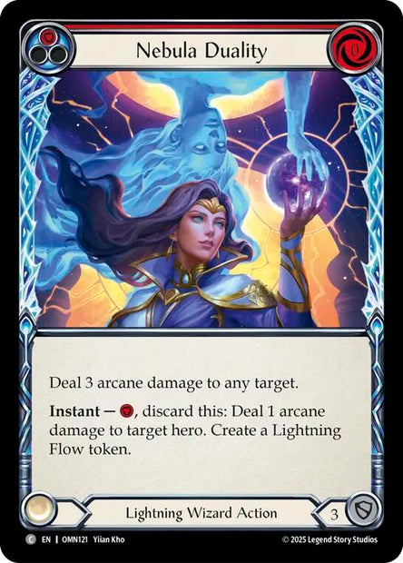 Nebula Duality OMN121 (Omens of the Third Age)  - Rainbow Foil