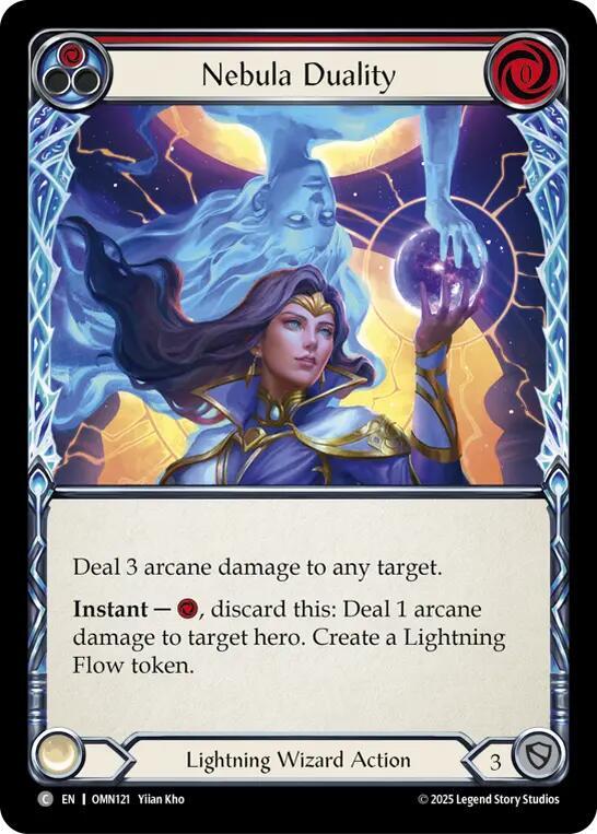 Nebula Duality OMN121 (Omens of the Third Age)  - Rainbow Foil