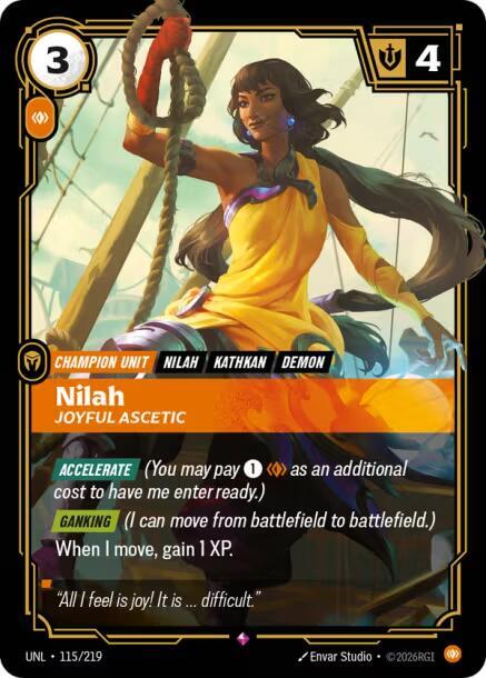 Nilah - Joyful Ascetic 115/219 (Unleashed)  - Foil