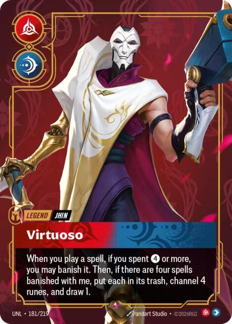 Jhin - Virtuoso 181/219 (Unleashed)  - Foil