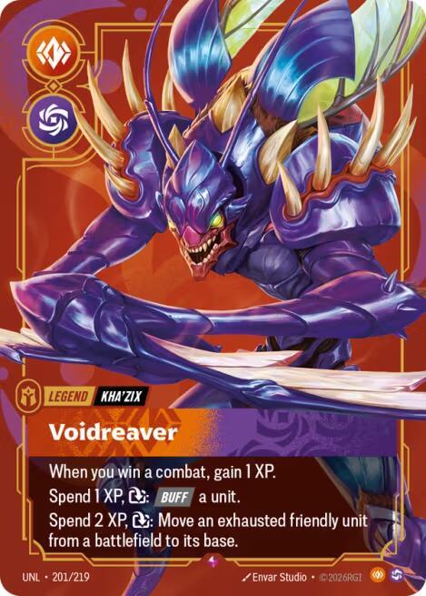 Kha'Zix - Voidreaver 201/219 (Unleashed)  - Foil
