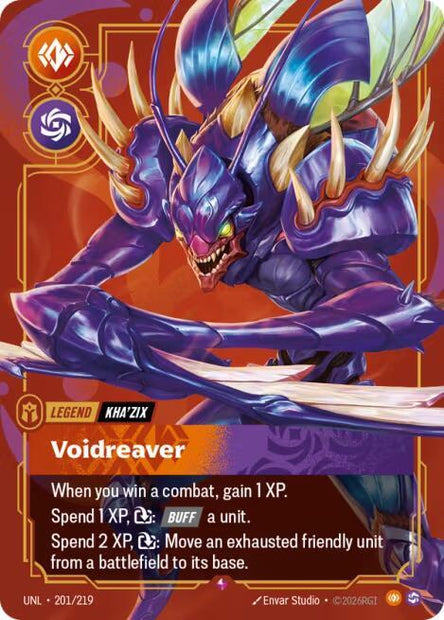 Kha'Zix - Voidreaver 201/219 (Unleashed)  - Foil