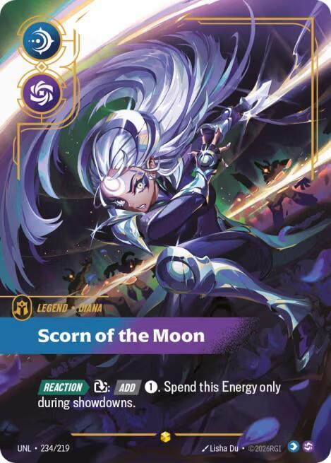 Diana - Scorn of the Moon 234/219 (Unleashed)  - Overnumbered