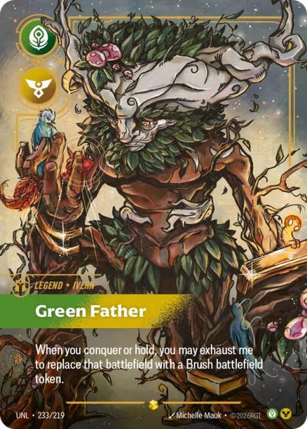 Ivern - Green Father 233/219 (Unleashed)  - Foil