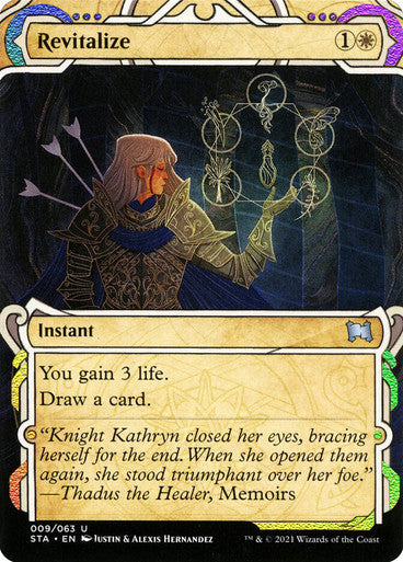Revitalize  9 (Strixhaven: Mystical Archives)  - Etched Foil