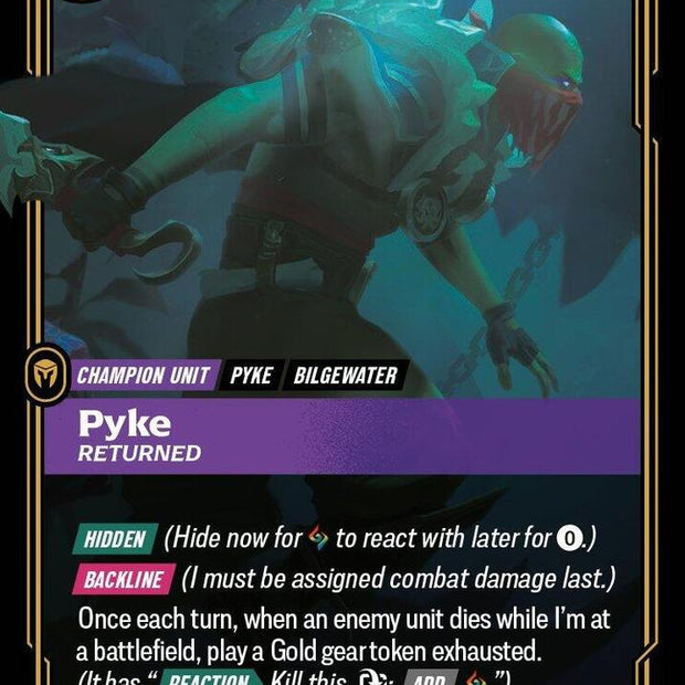 Pyke - Returned 145/219 (Unleashed)  - Foil