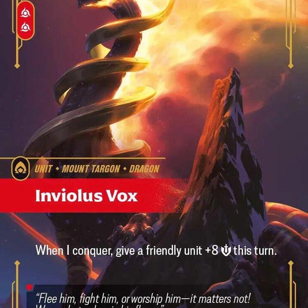Inviolus Vox 027/219 (Unleashed)  - Foil
