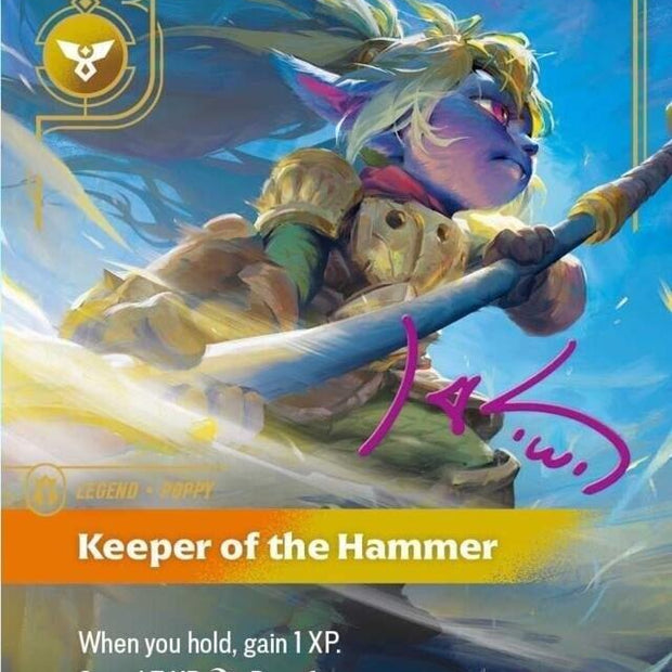 Poppy - Keeper of the Hammer 237*/219 (Unleashed)  - Signature Foil