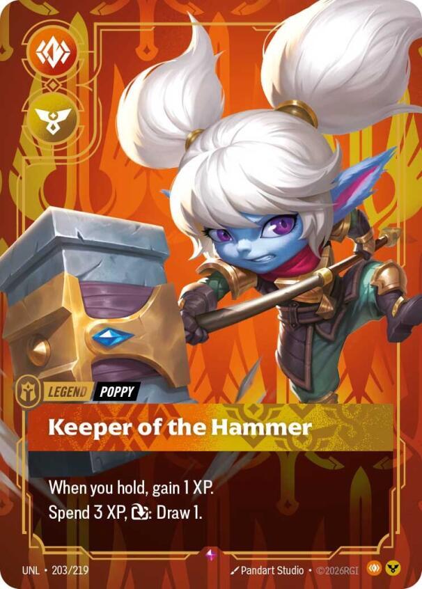 Poppy - Keeper of the Hammer 203/219 (Unleashed)  - Foil