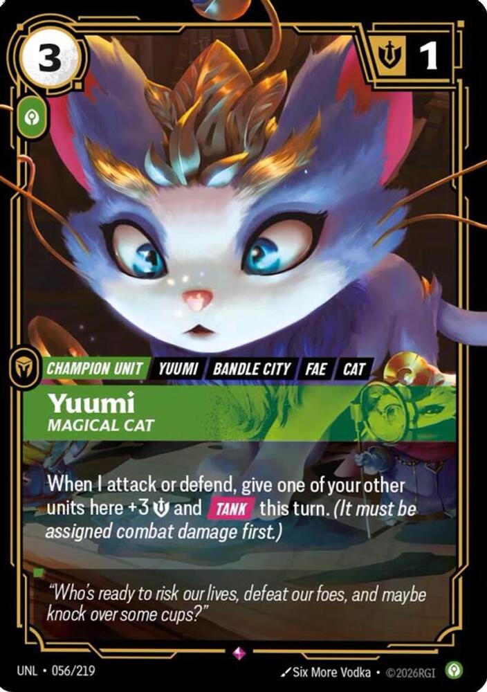 Yuumi - Magical Cat 056/219 (Unleashed)  - Foil