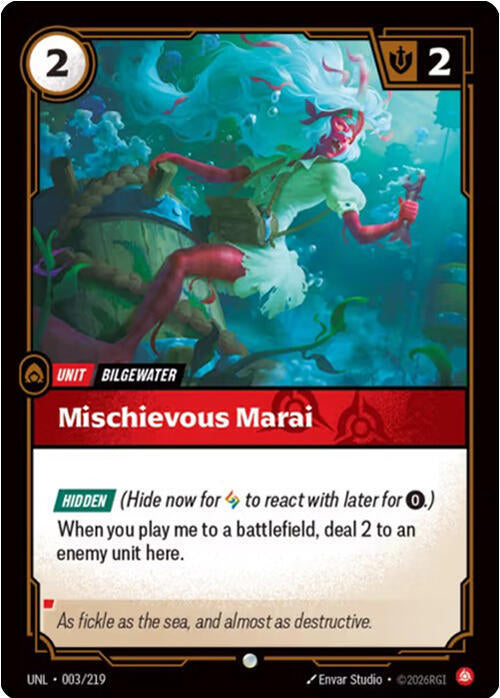 Mischevious Marai 003/219 (Unleashed) 